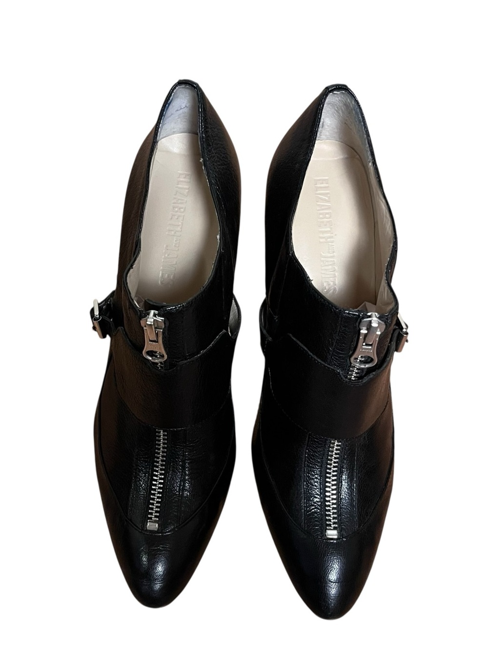 Elizabeth and James E Raffa Ankle Leather Booties 4" Heel & Wedge 9 1/2 - Picture 2 of 12